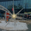 hviezda v snehu