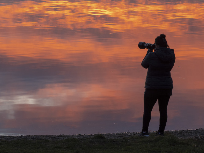 Fotografka v akcii