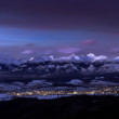 Západné Tatry po západe slnka