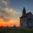 Večer pri kostole sv. Michala archanjela