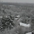 Prvy sneh nad Dunajom v BA