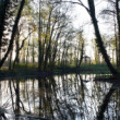 Krásny malý park neďaleko Berlína