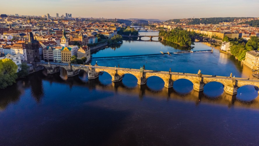 Vltava z pohľadu letca