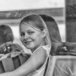 La ragazza con sorriso BN