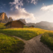 Ráno v Dolomitoch