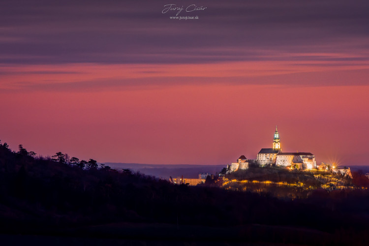 Hrad po západe