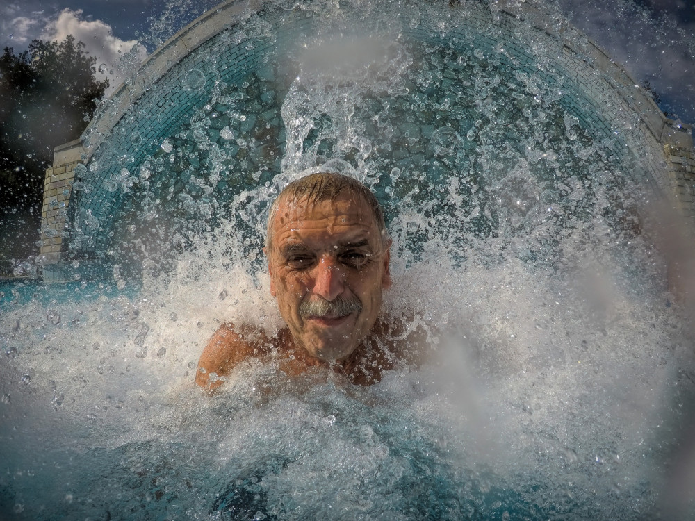 Portrait in water