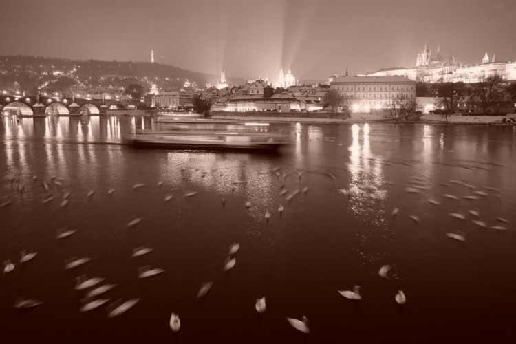 Tanec labutí na Vltave