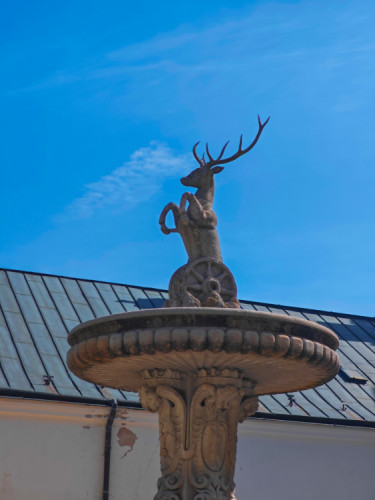 Fontána - hrad Červený Kameň