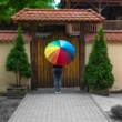 Umbrella Girl At The Door