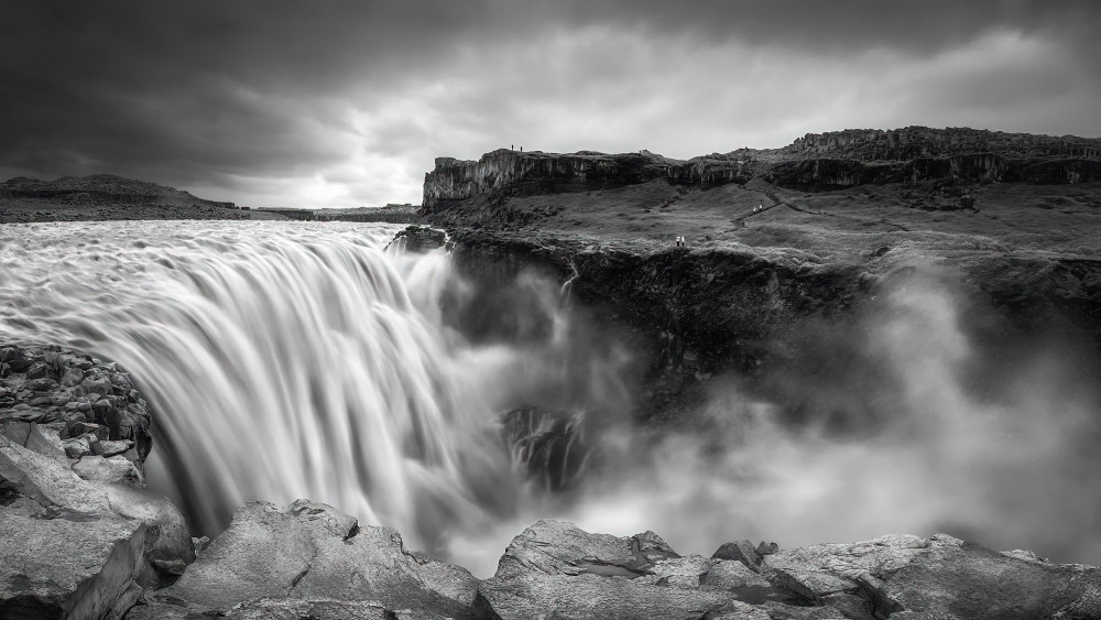 Dettifoss, Island.