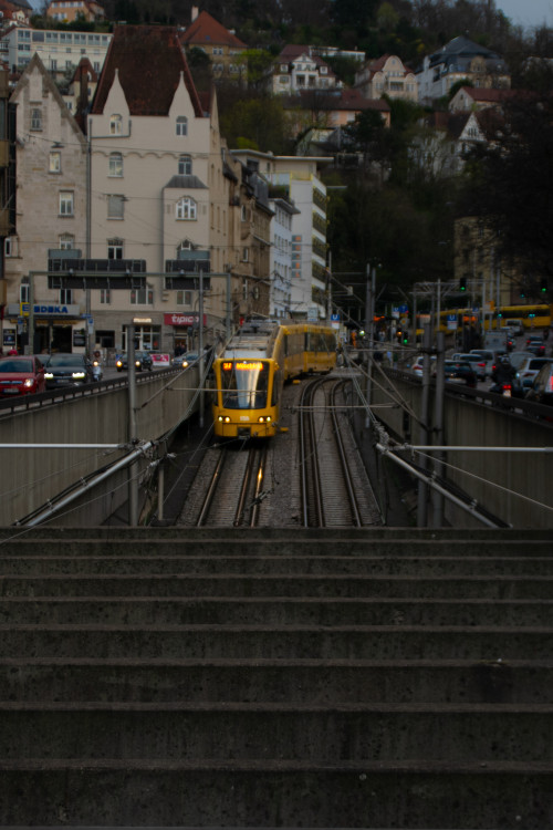 Električky v Stuttgarte