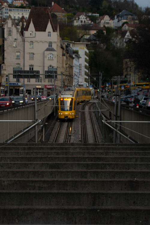 Električky v Stuttgarte