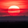 Západ nad vrtuľami