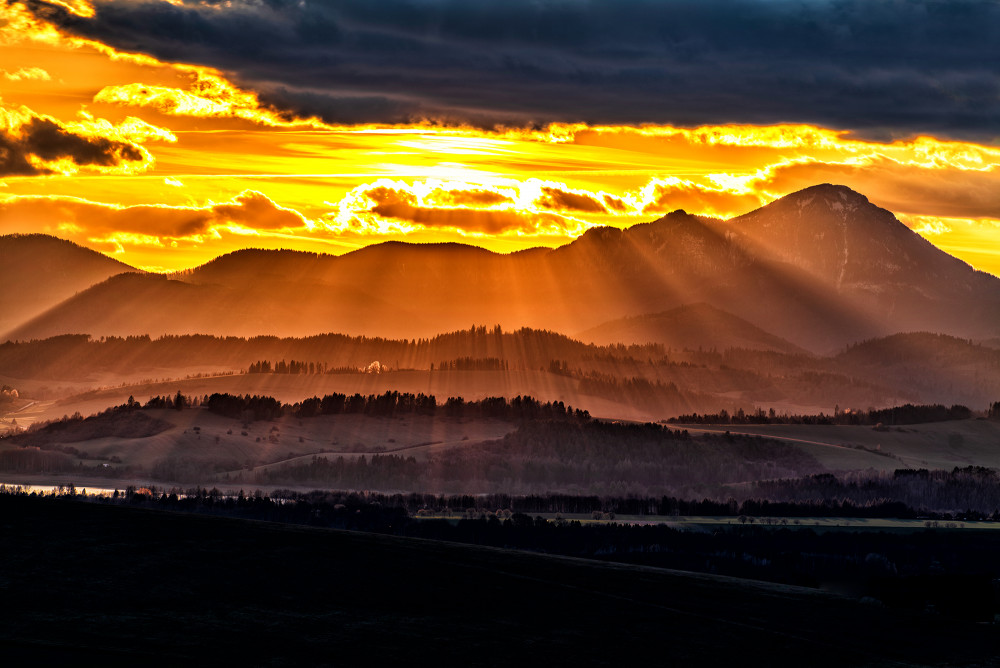 Večerné impresie Liptova