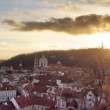 Západ slnka nad Petřínom