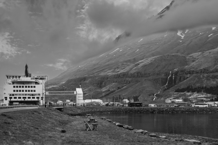 Trajket v Seydisfjordure