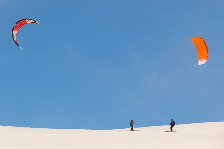 Snowkiting