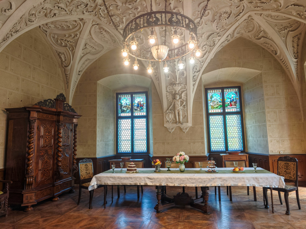 Stolovanie na zámku