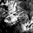 faded grass BW