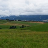 mraky nad krajinou