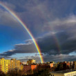 Ranní duha nad Porubou