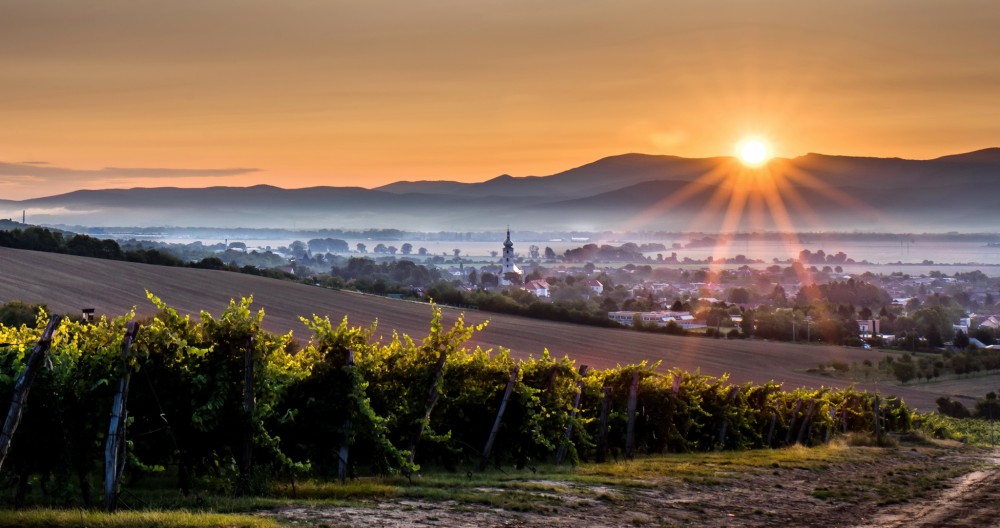 Ráno nad dedinou