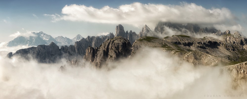 Ráno v Dolomitoch