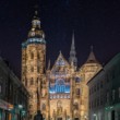 Dóm svätej Alžbety a socha Júliusa Jakobyho