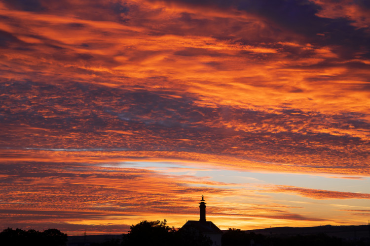 sky in flames