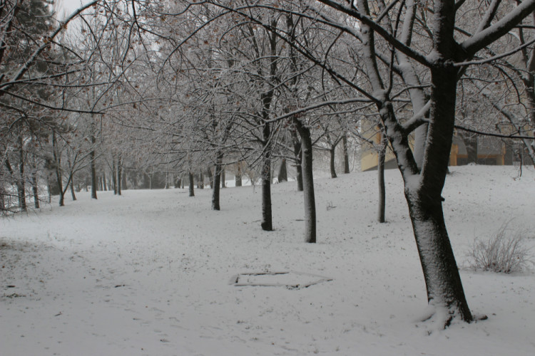 prvé sneženie