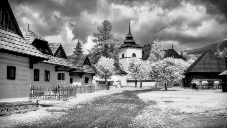Skanzen Pribylina (infrared)