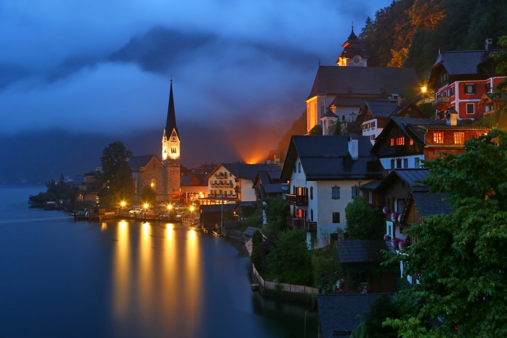 uprsaný Hallstatt