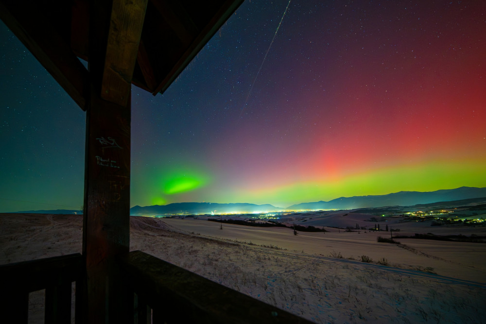 nebeské divadlo nad Martinom