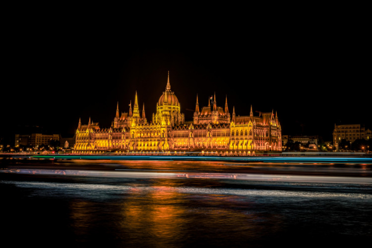 Budapest in the night