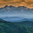 Tatry z Lesníckeho sedla.