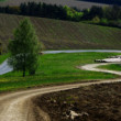 kľukatá cesta