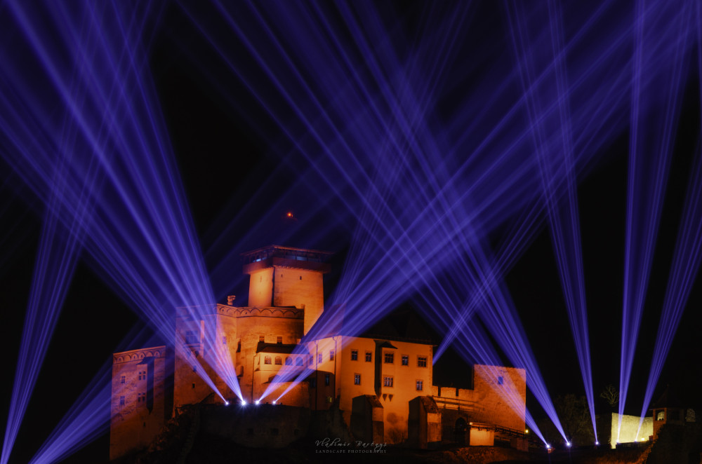 Laser show - Trenčín 15.2.2026