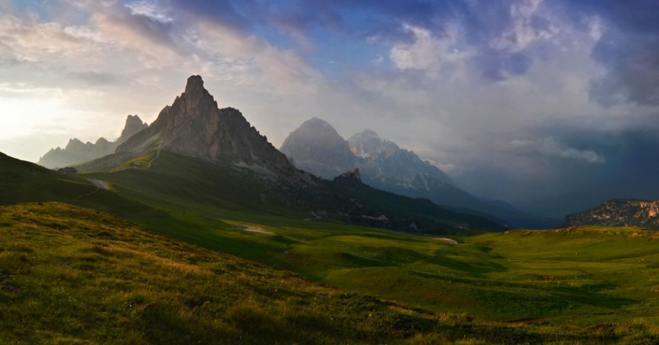 Večerné passo di Giau