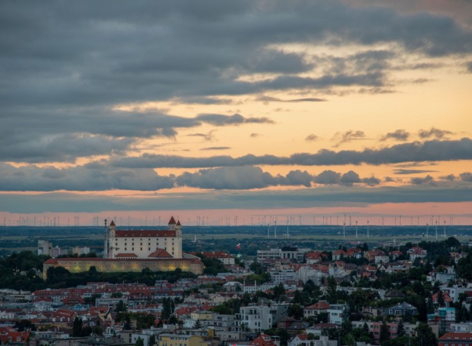 Súmrak nad mestom