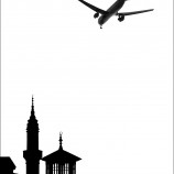 čierne na bielom: podvečer na rodose