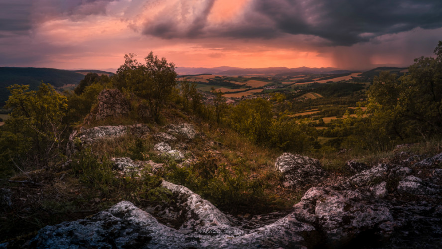 Letná búrka na brale Krasín.