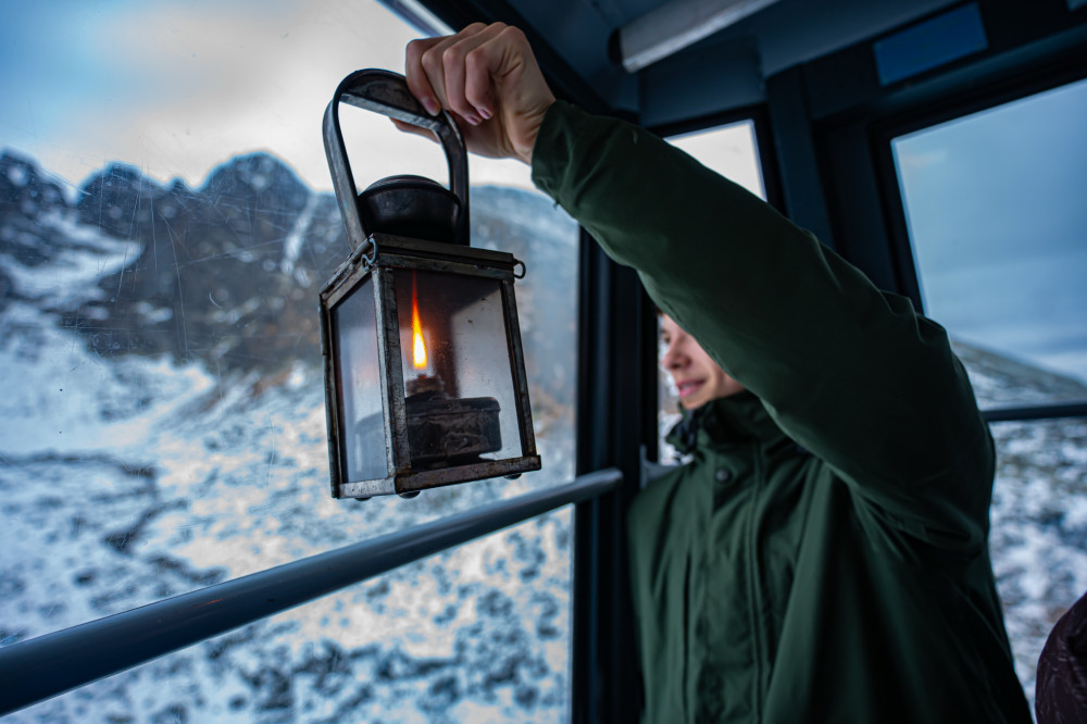 Betlehemské svetlo v lanovke na LŠ