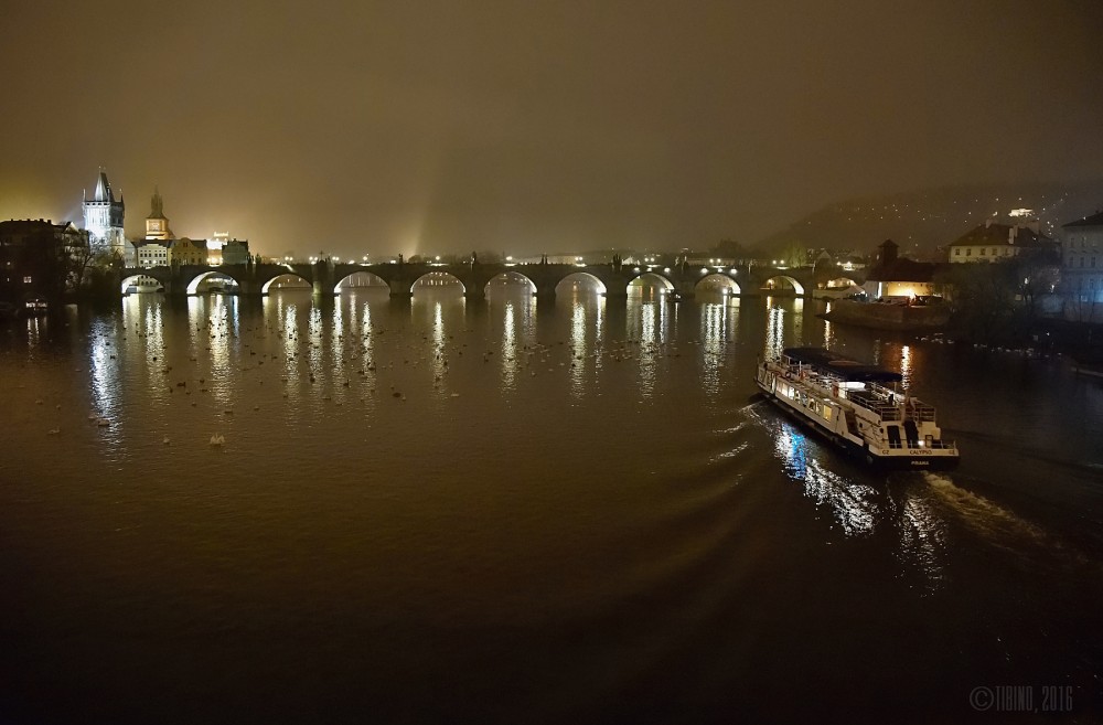 nočná Vltava