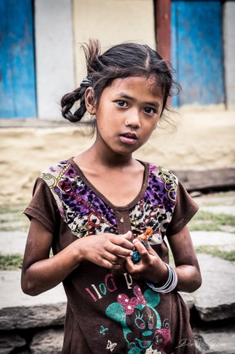 Nepálske dievčatko