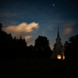 Noc nad Riečnickým kostolíkom