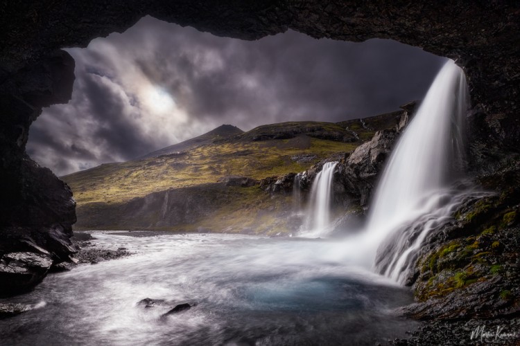 Brána do iného sveta. Skútafoss, Island.