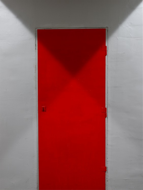 Červené dvere