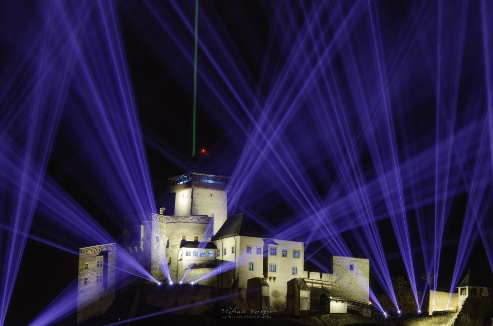 Laser show - Trenčín 15.2.2026