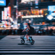 E-bike v pohybe